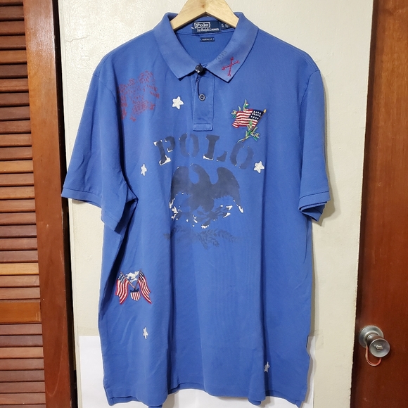 Polo Ralph Lauren Other - Polo ralph lauren American flag eagle stars shield embroidered shirt